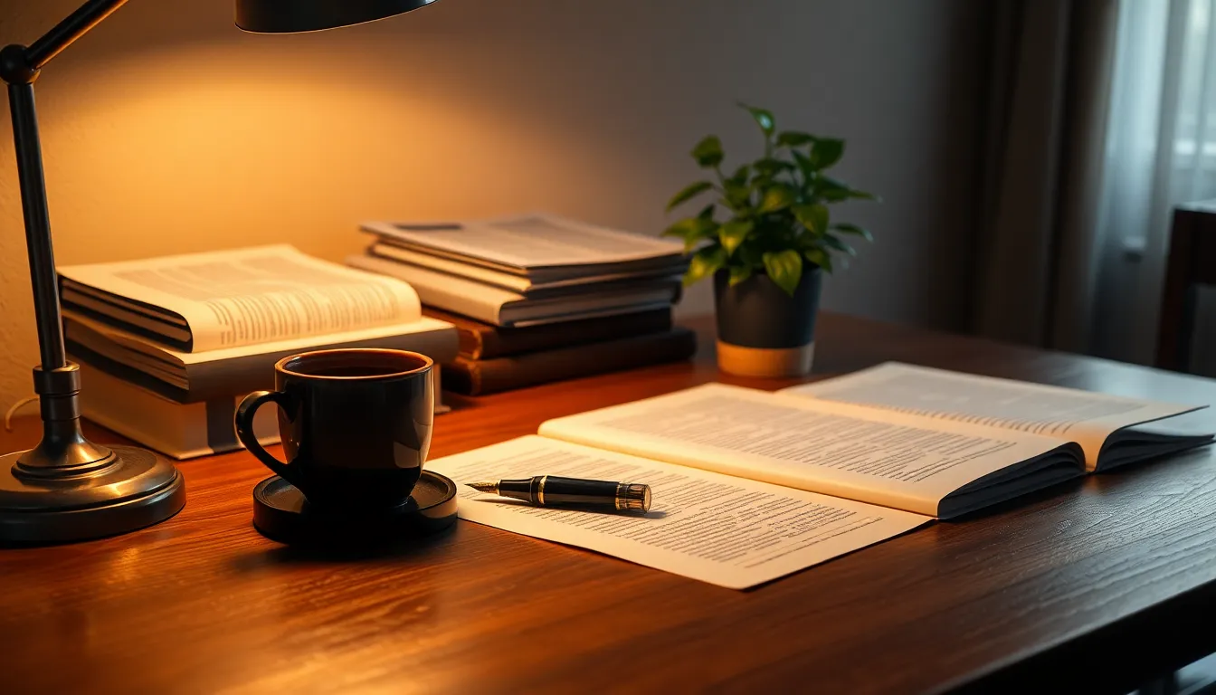 논문 작성 중 집중하는 모습