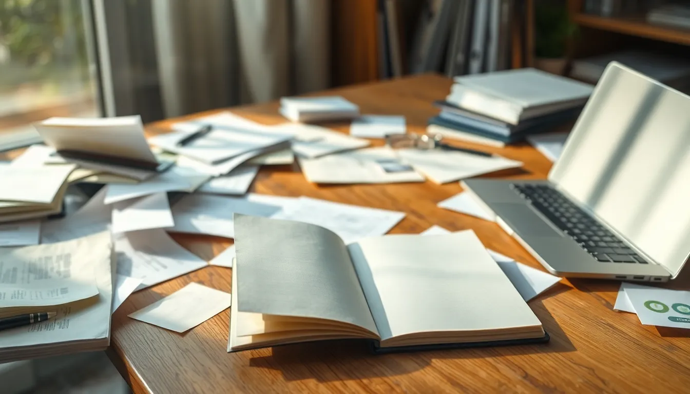 깔끔하고 정돈된 논문 목차 예시 이미지