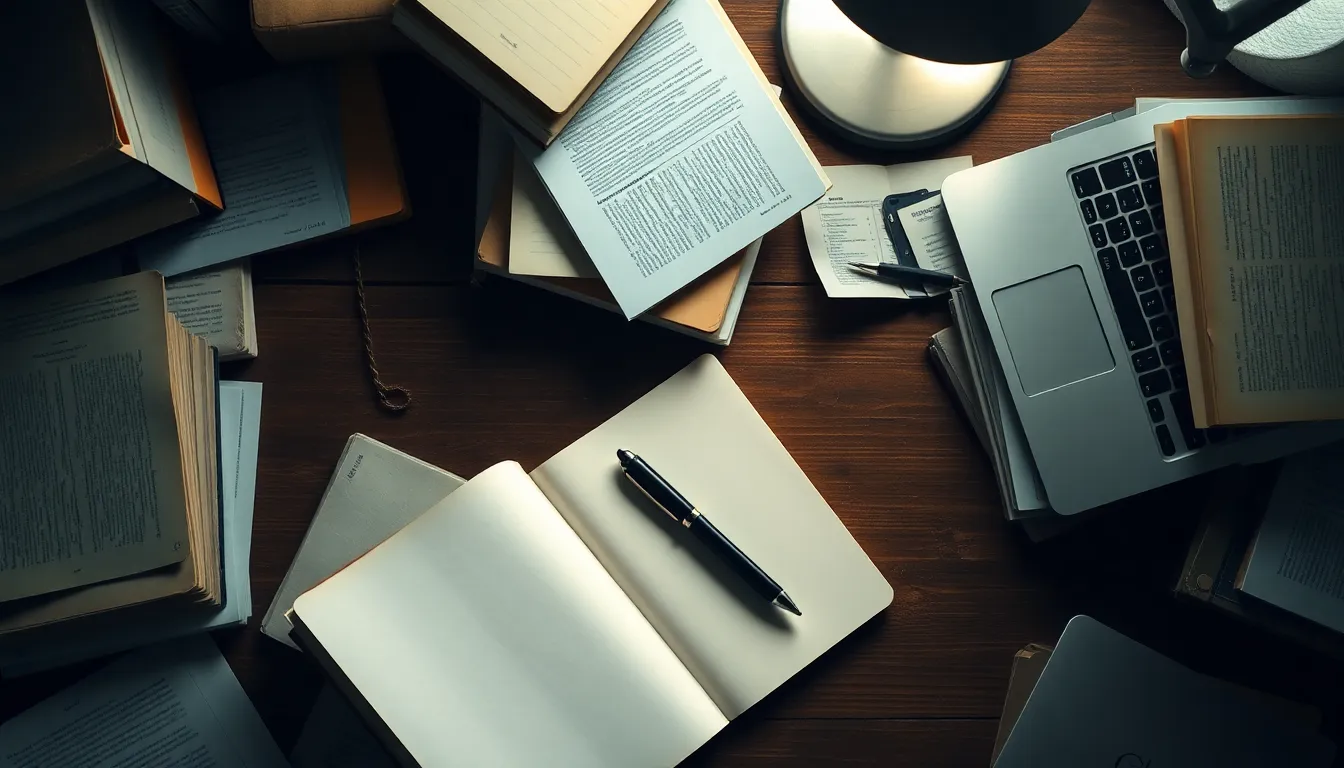 학술 연구 자료 조사 및 인용 관리 이미지