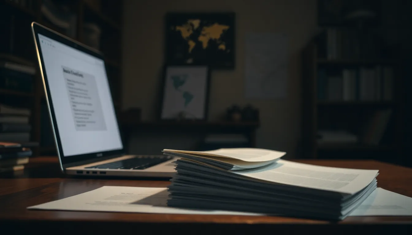 대학원생이 논문 발표를 준비하는 모습