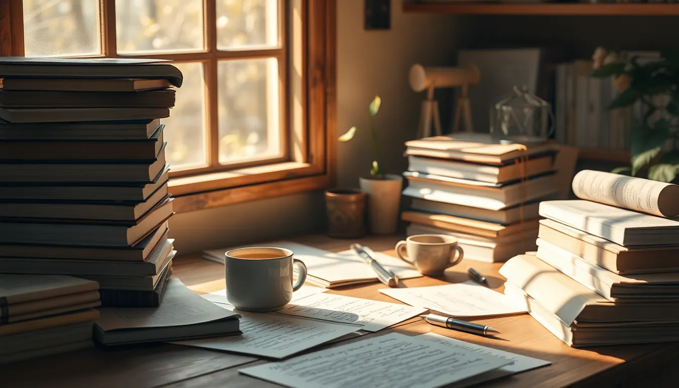 논문 작성 중 집중하는 학생의 모습