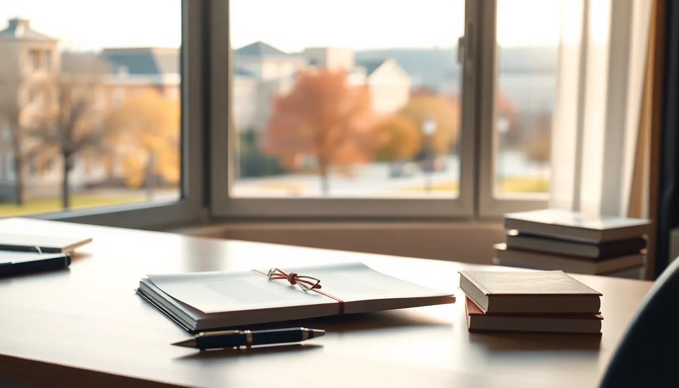 졸업 후 미래를 계획하는 모습