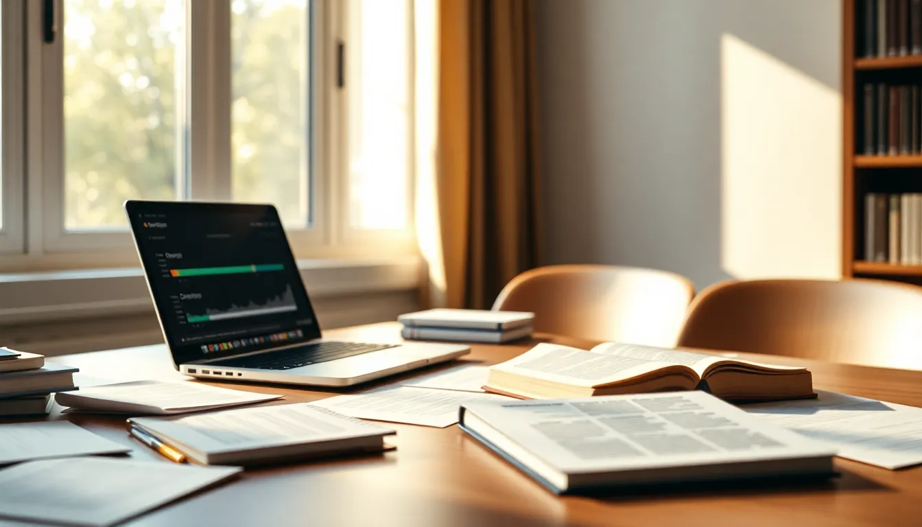 연구 데이터를 분석하는 모습