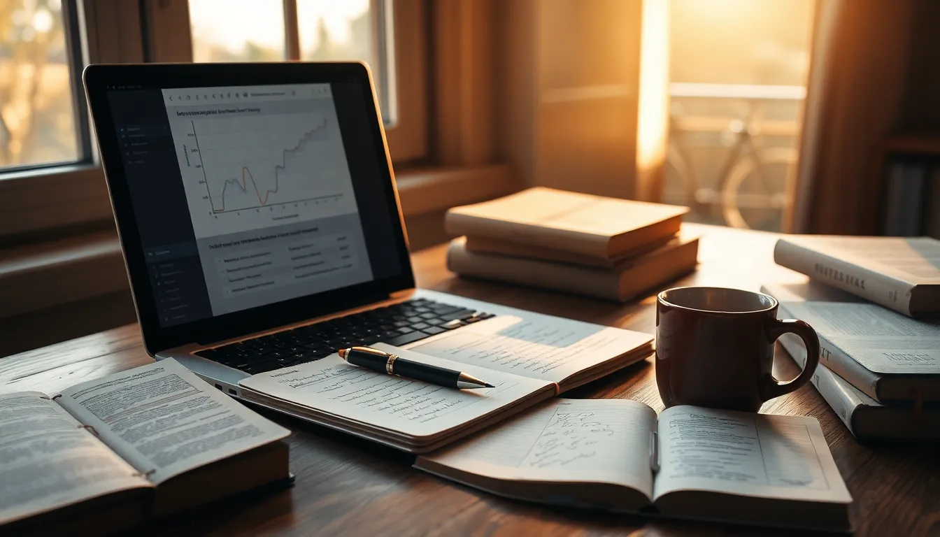 연구 논문 작성자가 영어로 논리적으로 글을 쓰는 모습