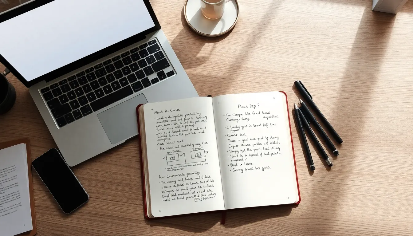 연구 주제를 탐색하고 있는 연구자의 모습