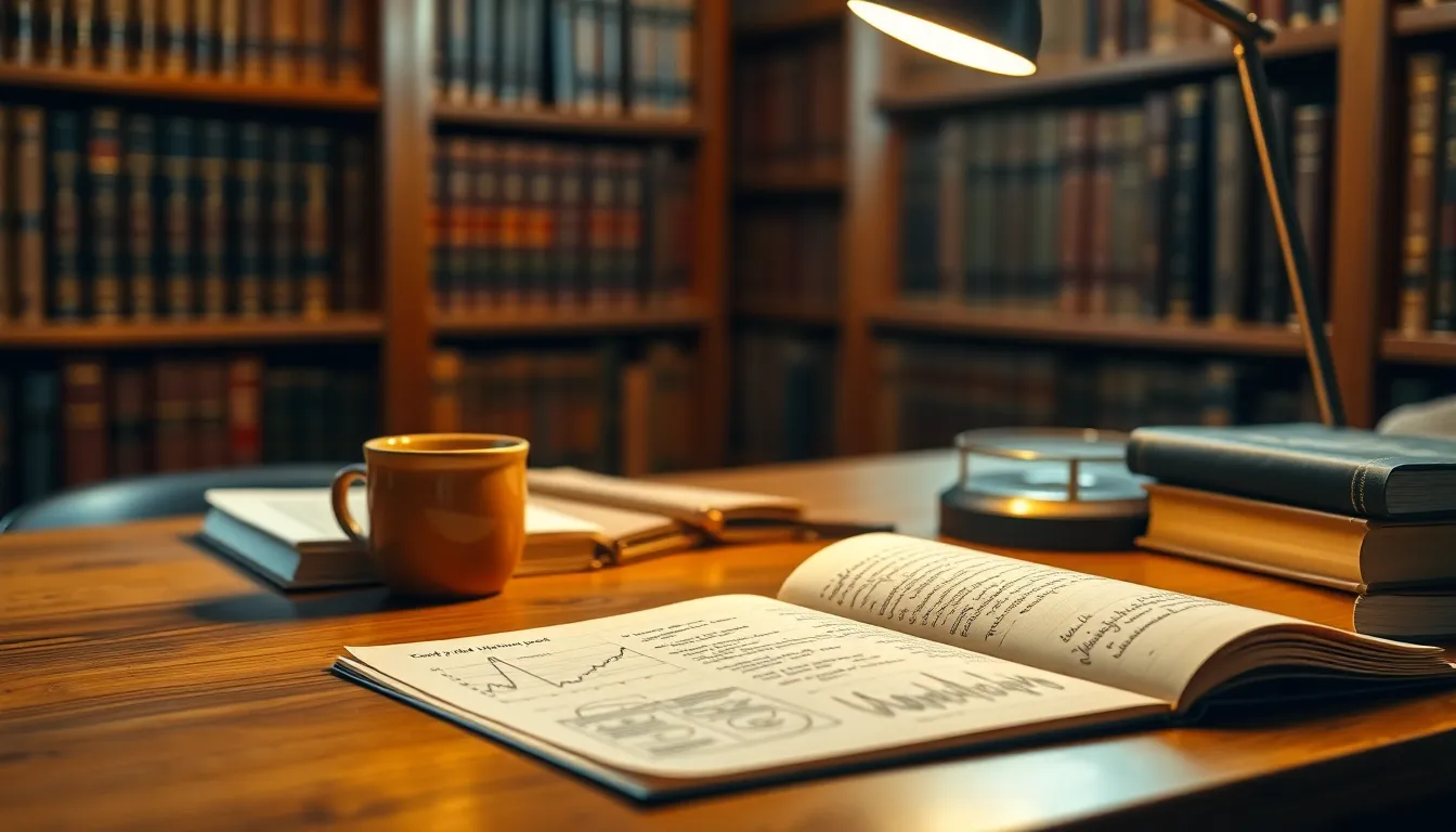 논문 작성 과정을 상징하는 이미지