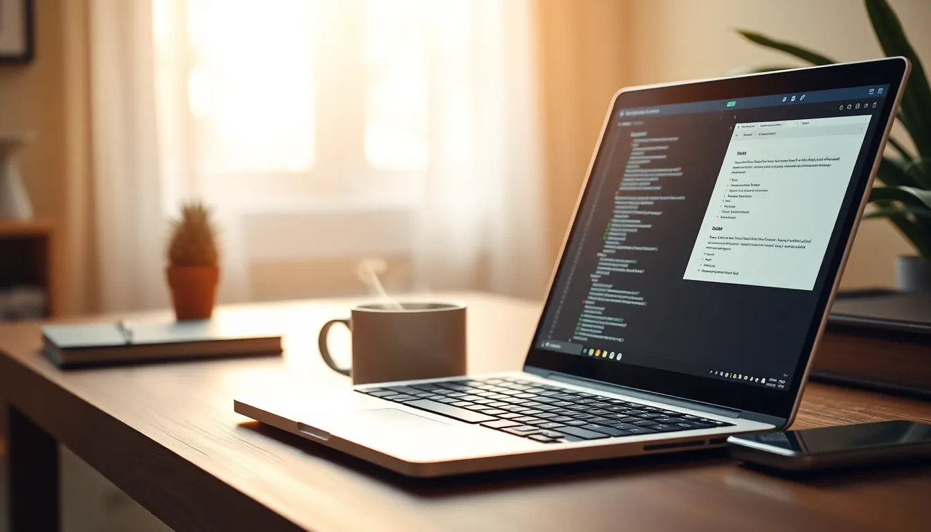 ChatGPT와 함께 보고서 작성에 몰두하는 모습