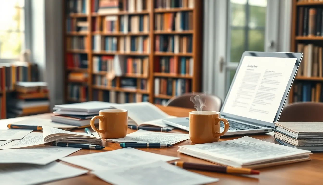 선행 연구 조사를 통해 자료를 검색하는 모습