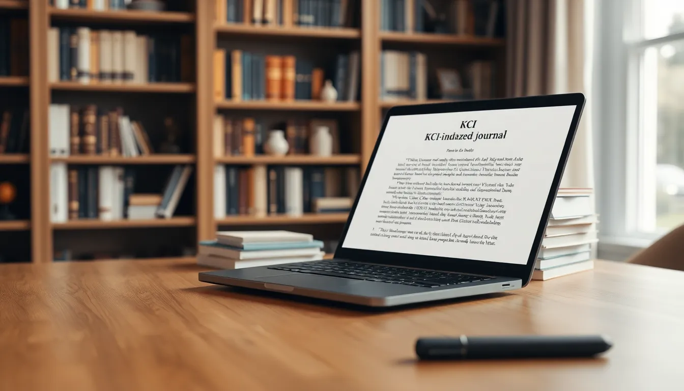 KCI 등재 학술지와 일반 논문의 차이를 보여주는 이미지