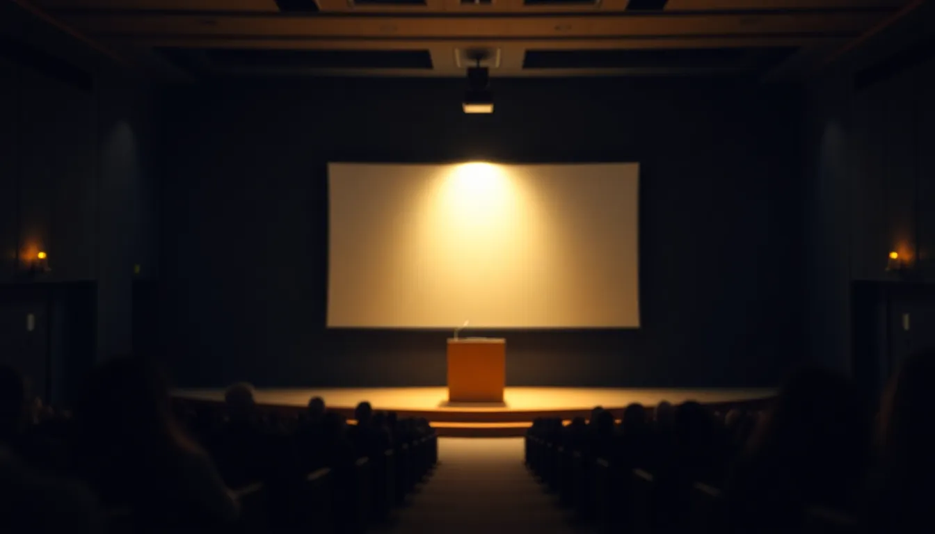 발표 중 교수님의 미소를 해석하는 학생의 모습