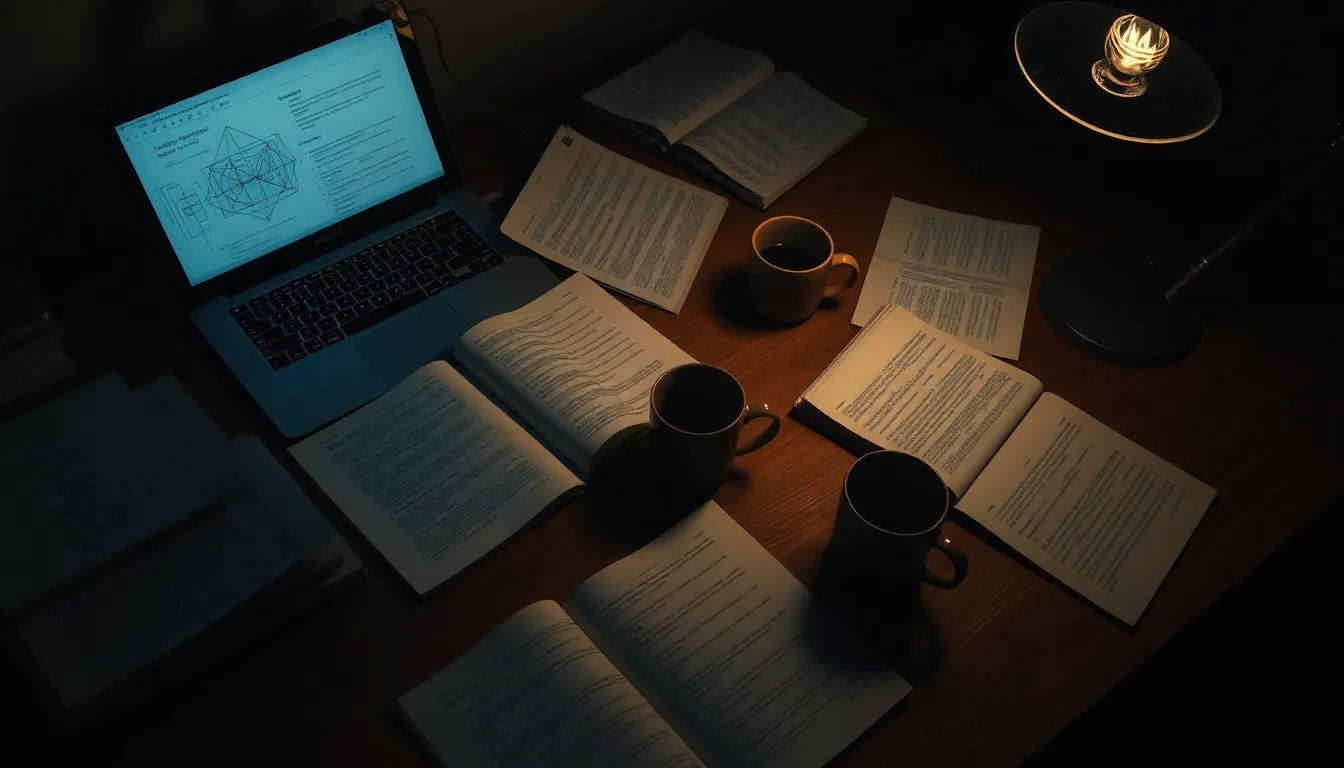 참신한 KCI 논문, 왜 계속 탈락할까? 📚 2 연구자의 노트북과 연구 자료들