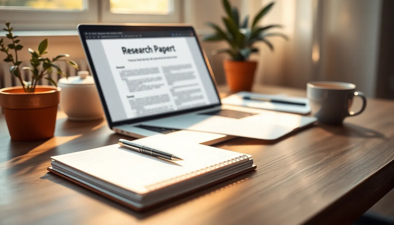 연구 발표를 준비하는 대학원생 이미지