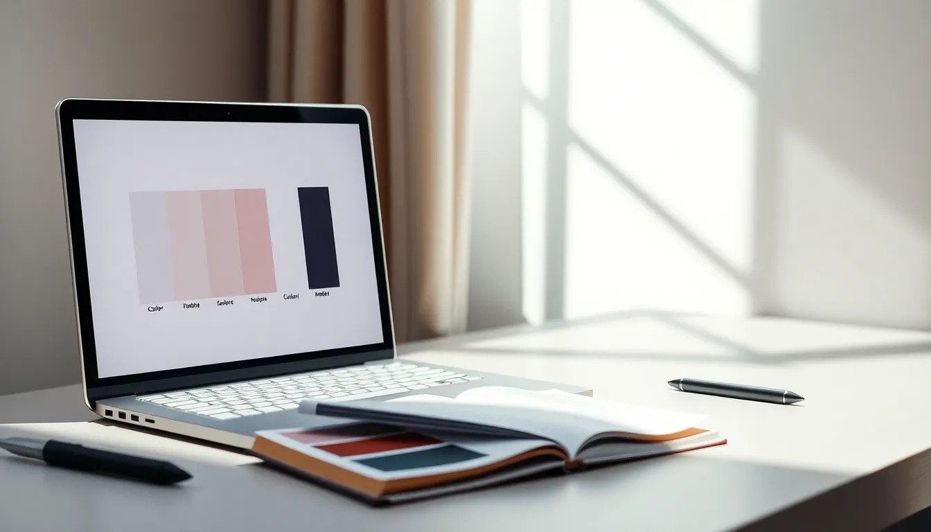 논문 발표 슬라이드, 색상 조합 심리학 팁 2 연구 데이터 시각화 예시 이미지