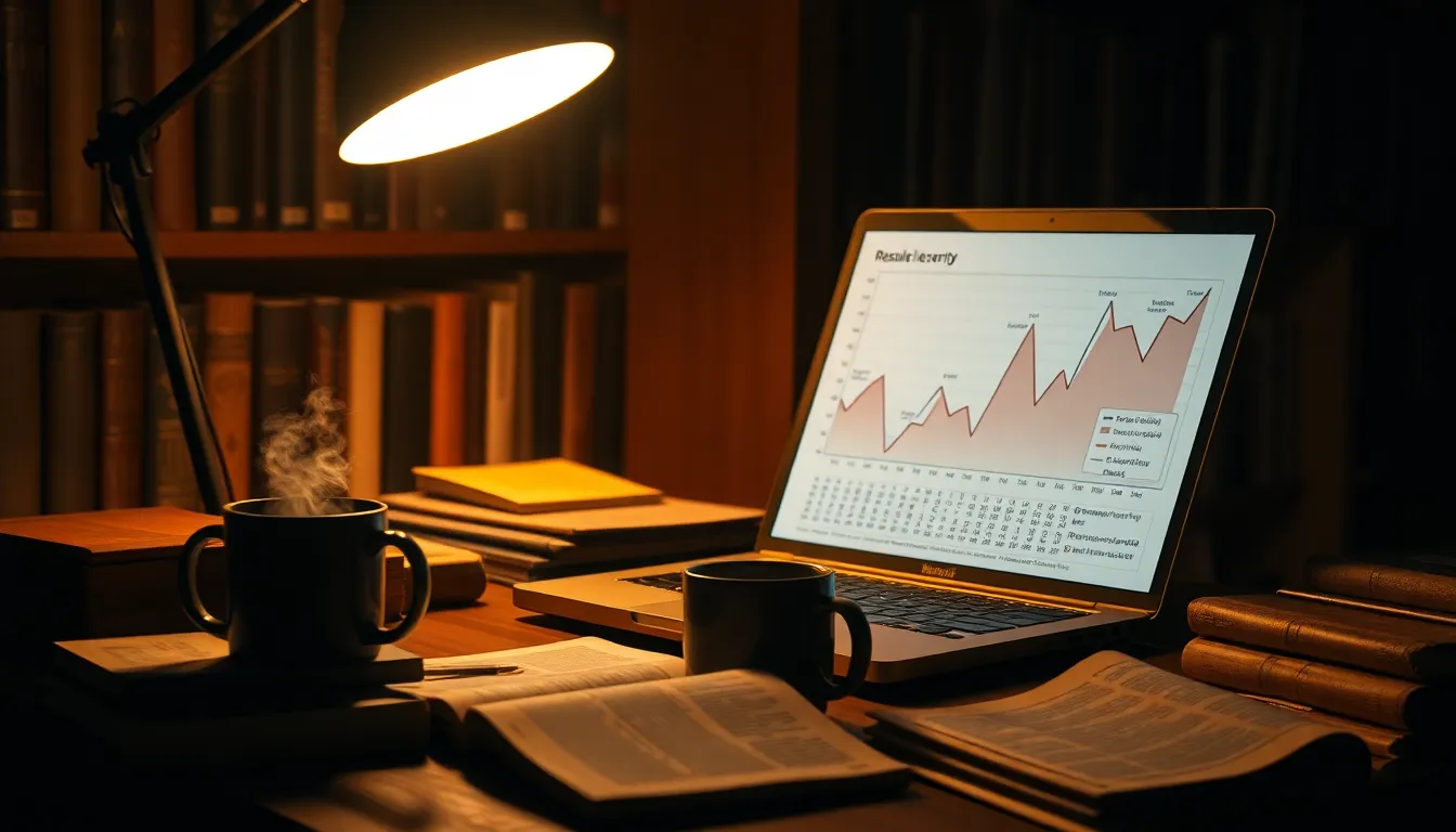 연구 데이터를 분석하는 모습