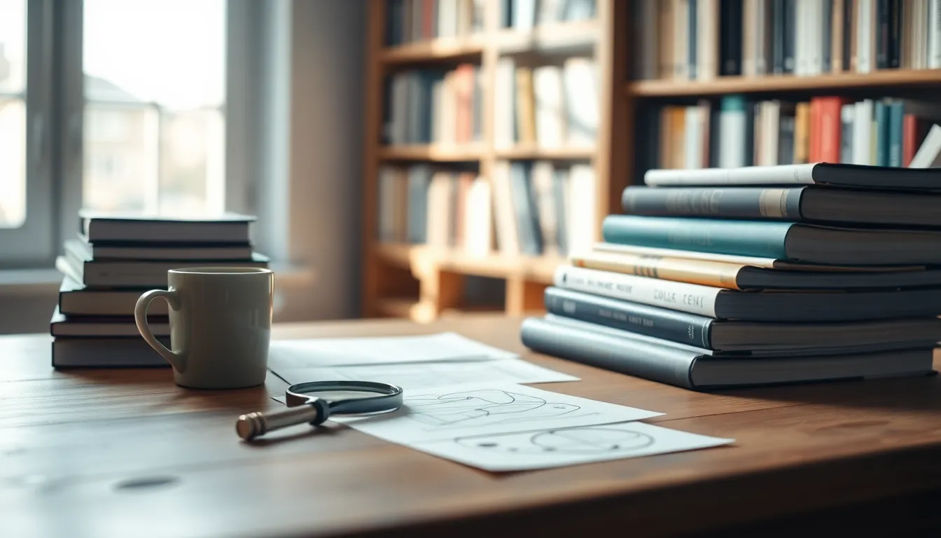 연구자와 학술 논문 이미지