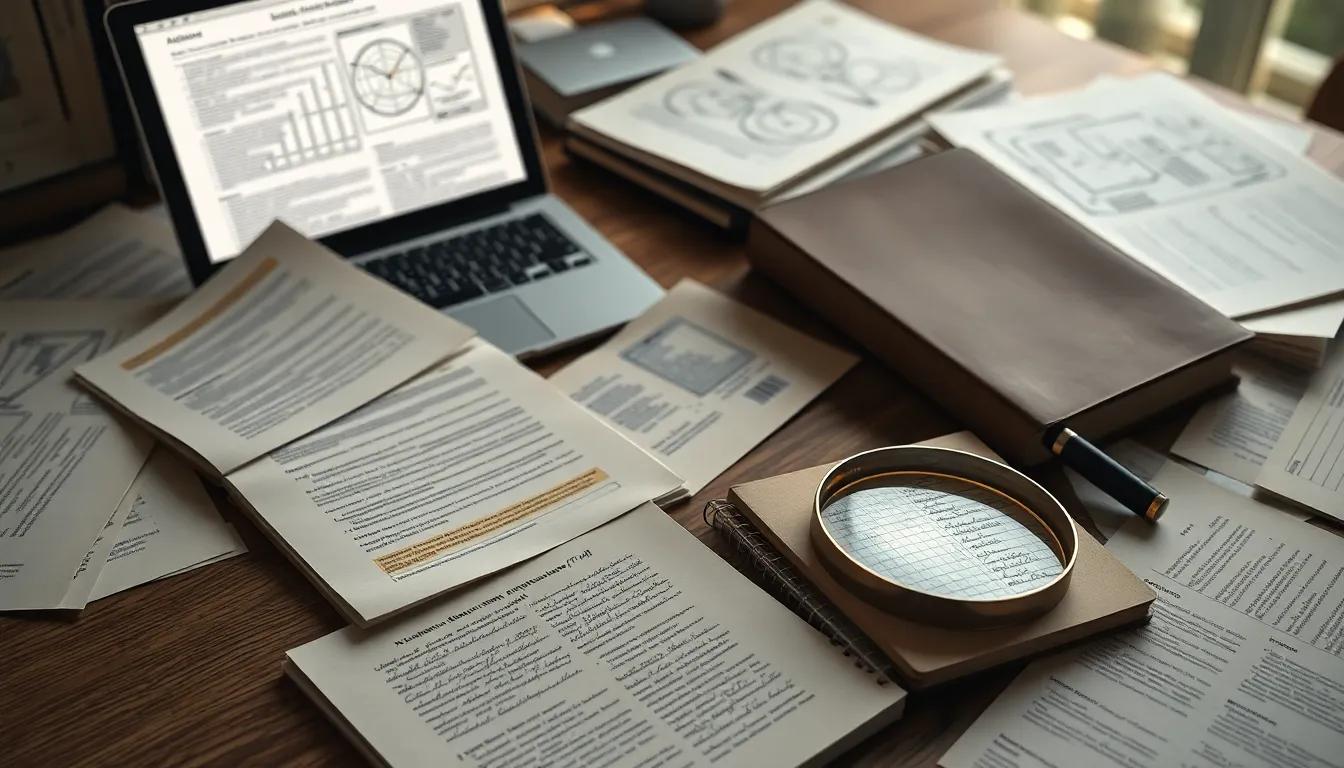 연구 동향을 분석하는 다양한 그래프와 데이터 시각화 이미지