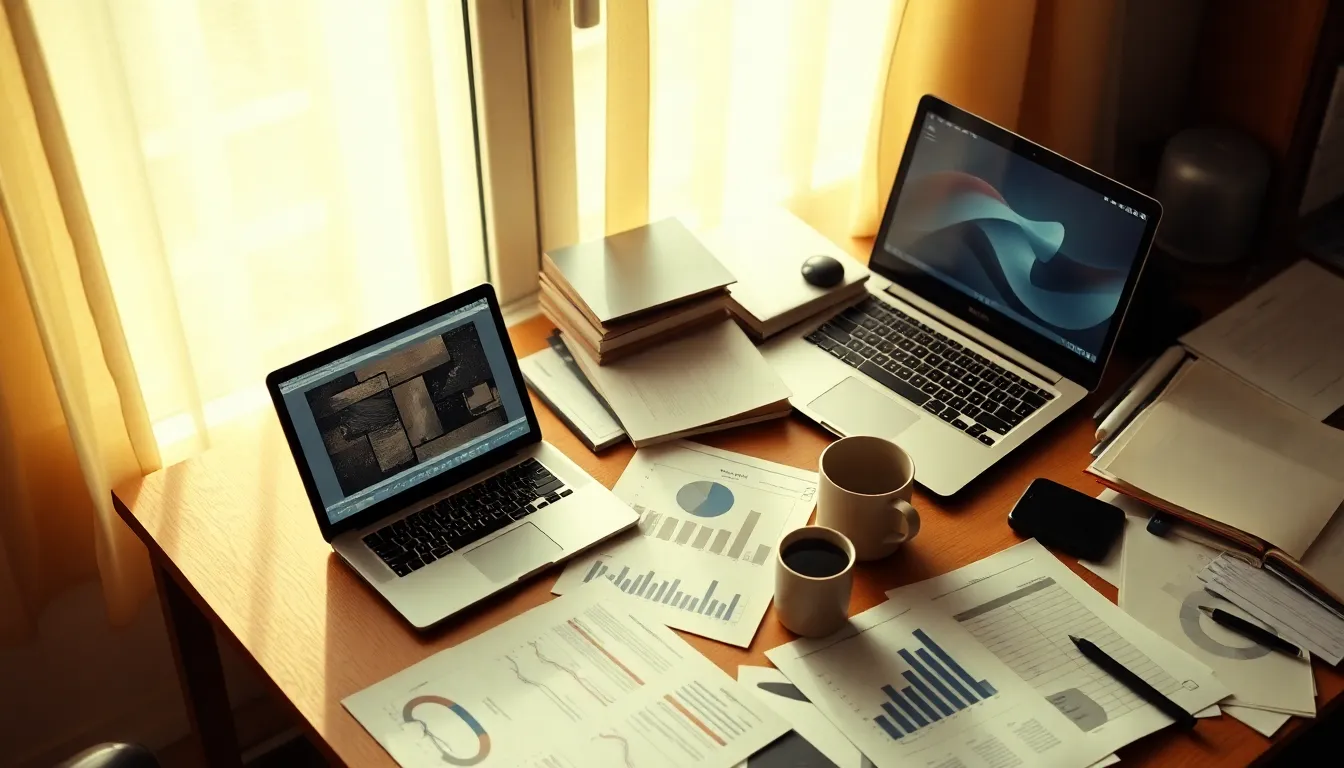 SSCI 논문, 유튜브로 성공 수익화하기 2 연구와 지식 공유 이미지를 상징하는 디지털 화면 속 데이터 그래프와 사람들