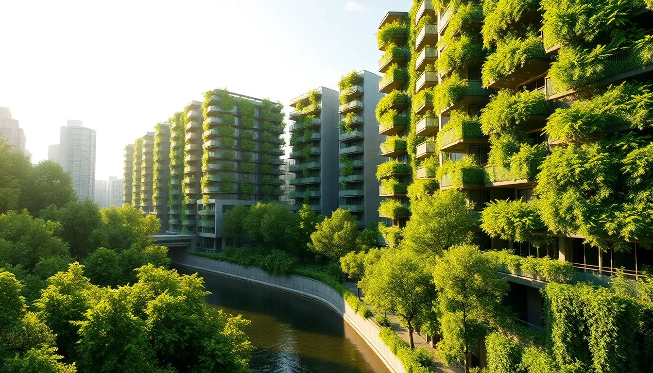 미래 도시 풍경