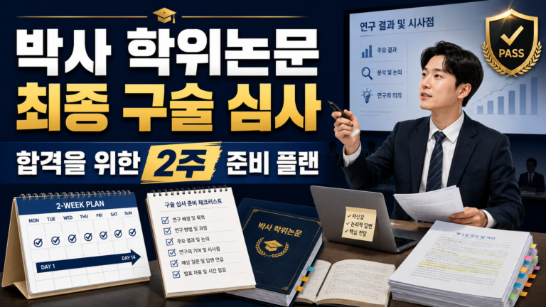 선행연구 챕터에서 심사위원이 가장 자주 지적하는 5가지와 수정법