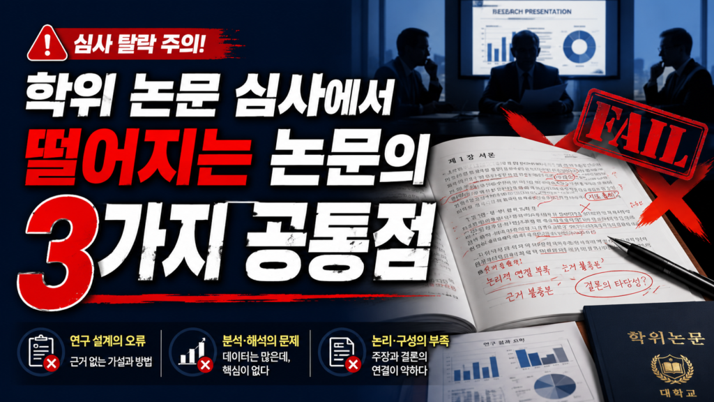 학위 논문 심사에서 떨어지는 논문의 3가지 공통점 1 690dcdc3 8639 40a0 aac1 1f1594ef24ba