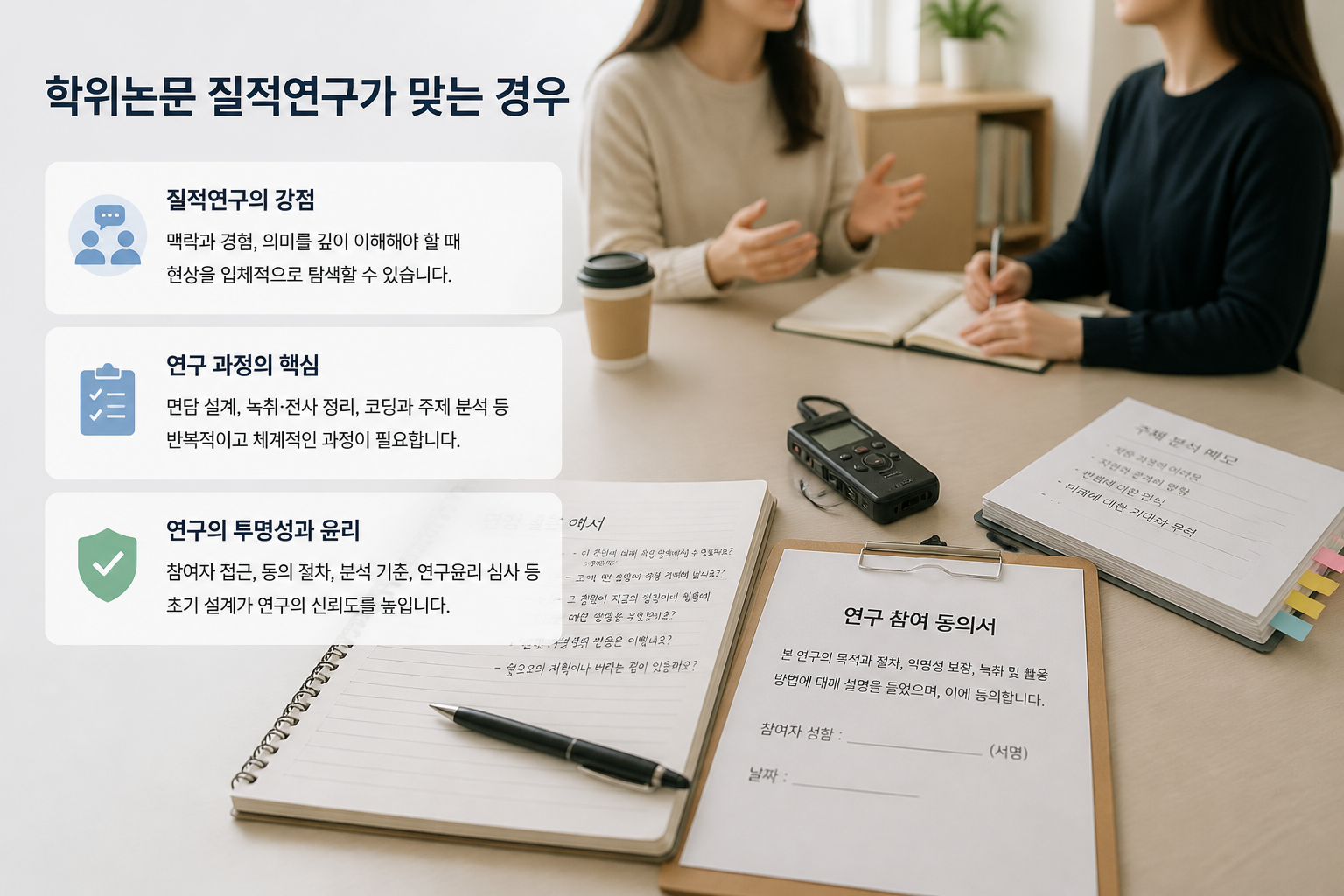 학위논문 연구방법 질적연구와 양적연구 비교 2 학위논문 질적연구가 맞는 경우