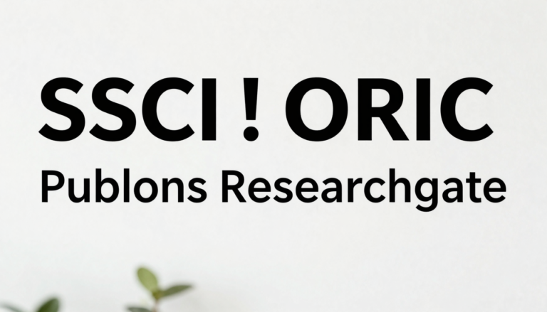 "SSCI 연구 성과 노출 극대화! ORCID·Publons·ResearchGate 프로필 연동하는 법" 주제를 설명하는 현실적인 생활 이미지