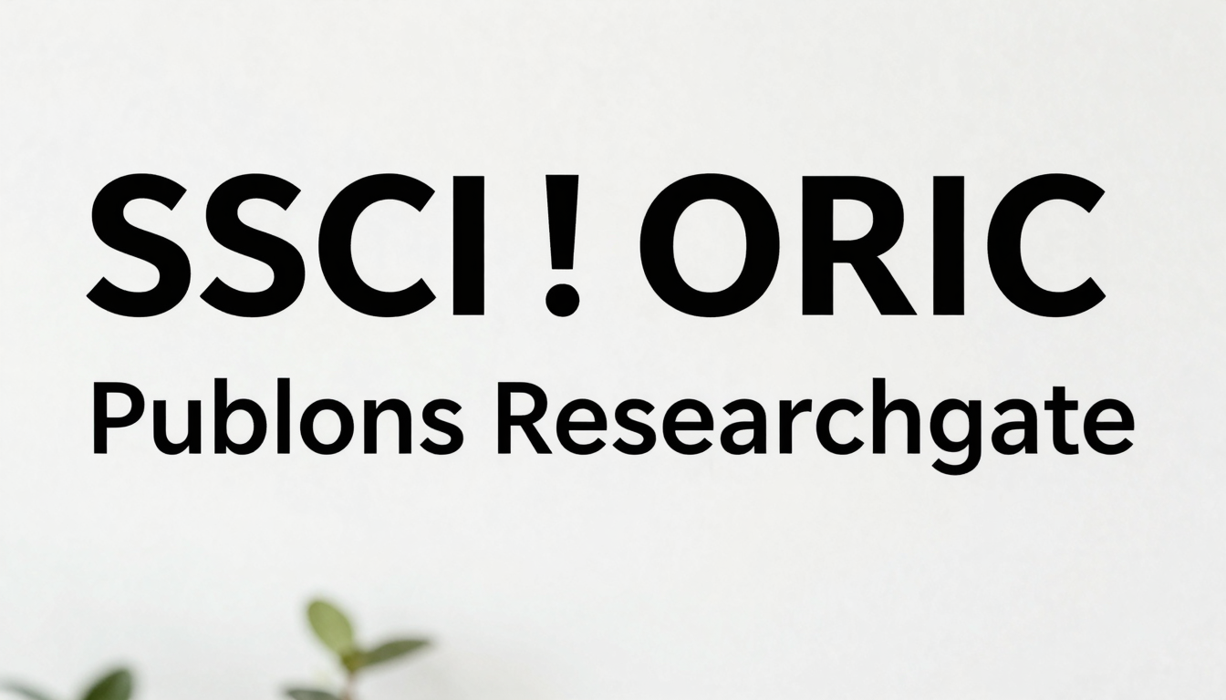 "SSCI 연구 성과 노출 극대화! ORCID·Publons·ResearchGate 프로필 연동하는 법" 주제를 설명하는 현실적인 생활 이미지